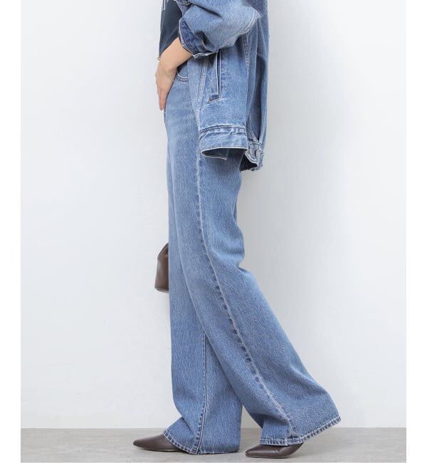 JOURNAL STANDARD relume「別注【LEVI&rsquo;S】RIBCAGE WIDE LEG：デニム」|デニム|