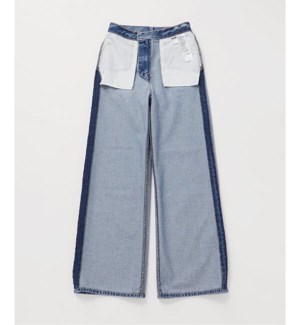 JOURNAL STANDARD relume「別注【LEVI&rsquo;S】RIBCAGE WIDE LEG：デニム」|デニム|