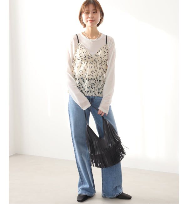 JOURNAL STANDARD relume「別注【LEVI&rsquo;S】RIBCAGE WIDE LEG：デニム」|デニム|