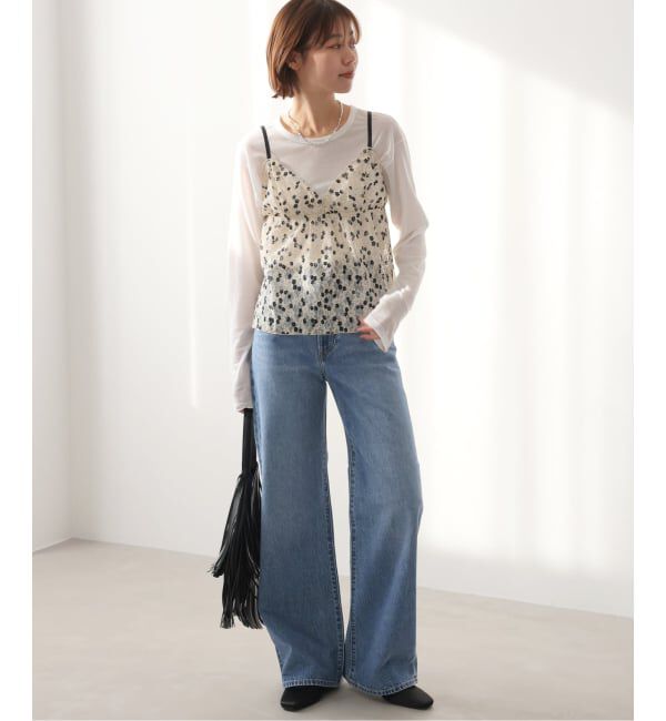 JOURNAL STANDARD relume「別注【LEVI&rsquo;S】RIBCAGE WIDE LEG：デニム」|デニム|
