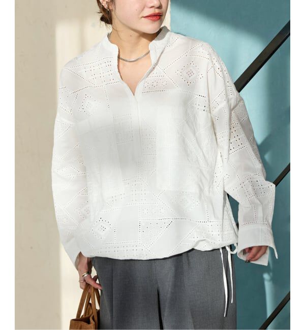 JOURNAL STANDARD「コットンキカレーススキッパーシャツ」|シャツ・ブラウス|