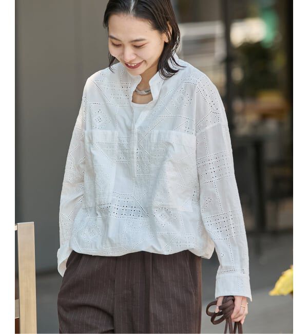 JOURNAL STANDARD「コットンキカレーススキッパーシャツ」|シャツ・ブラウス|