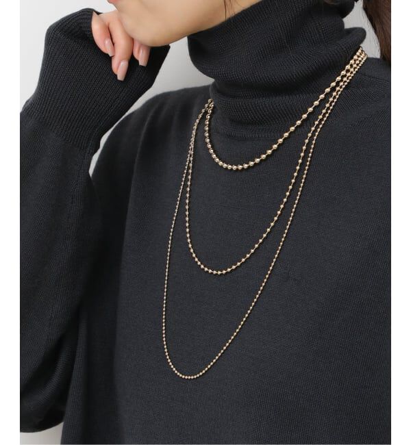 JOURNAL STANDARD relume「《追加》RELUME ボールチェーン3本セットネックレス」|ネックレス|ゴールド