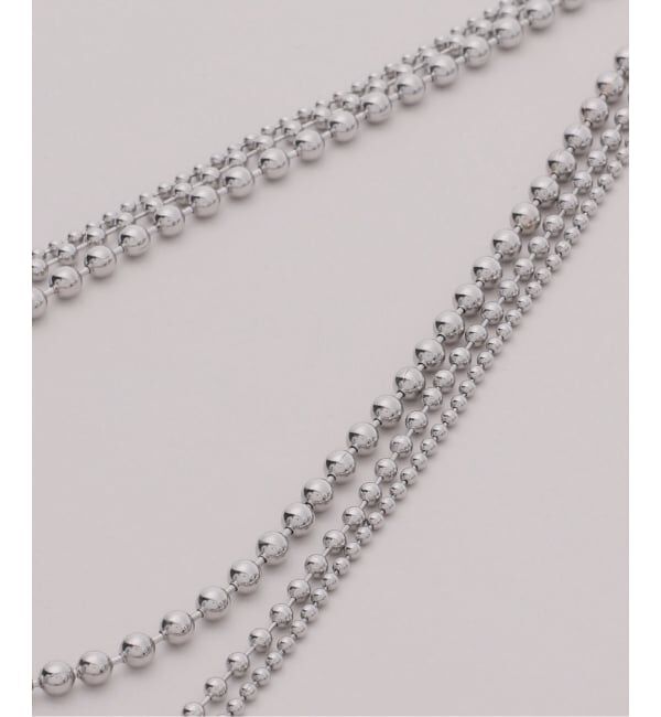 JOURNAL STANDARD relume「《追加》RELUME ボールチェーン3本セットネックレス」|ネックレス|