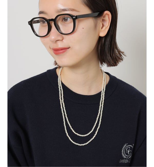 JOURNAL STANDARD relume「《WEB限定追加》relumeガラスパールロングネックレス」|ネックレス|