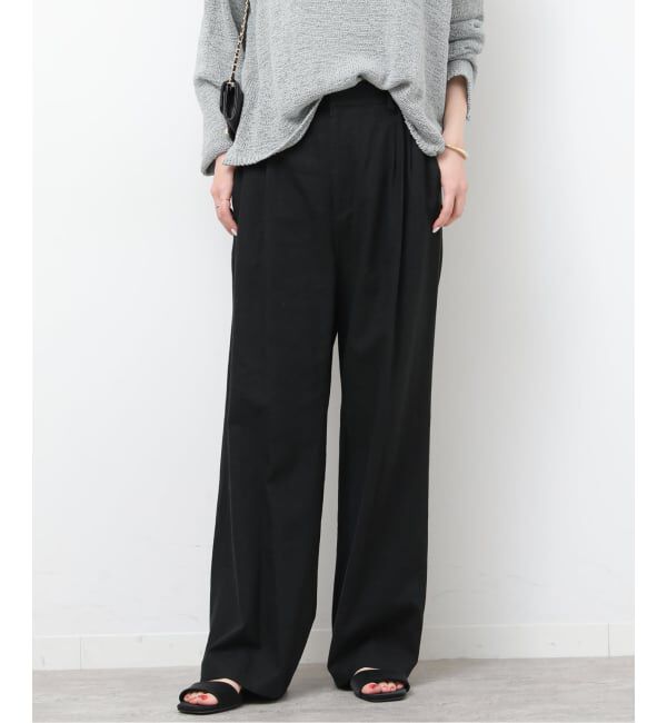 JOURNAL STANDARD relume「リネンフィールタックパンツ」|スラックス|