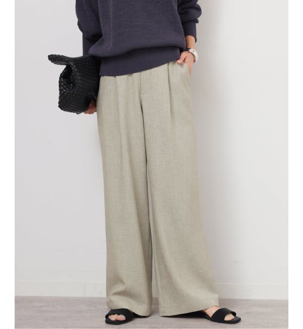 JOURNAL STANDARD relume「［防シワ］メランジドビータックパンツ」|スラックス|ベージュ