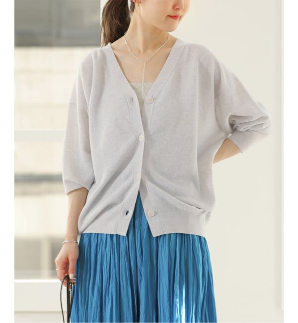 JOURNAL STANDARD relume「リネンミックスシアーVネックカーディガン」|カーディガン|グレーB