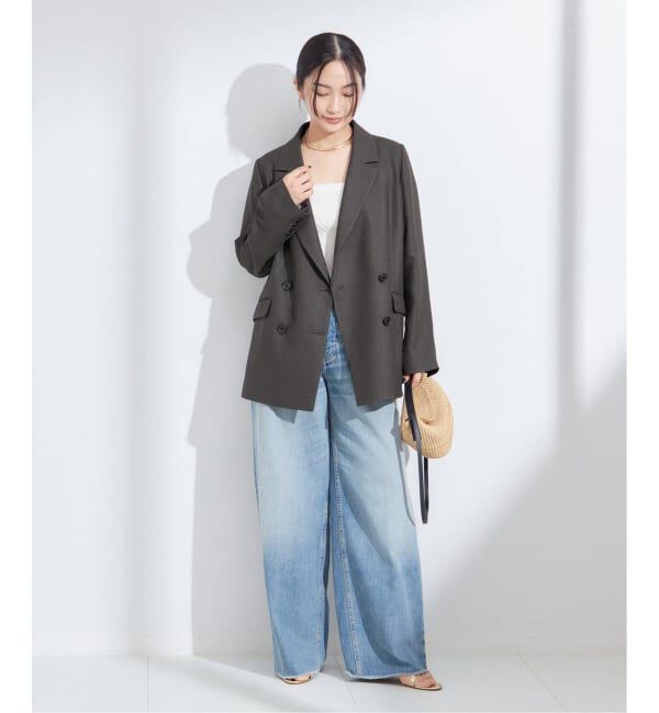 journal standard L'essage「《セットアップ可》アイアスダブルブレステッドジャケット」|テーラードジャケット|