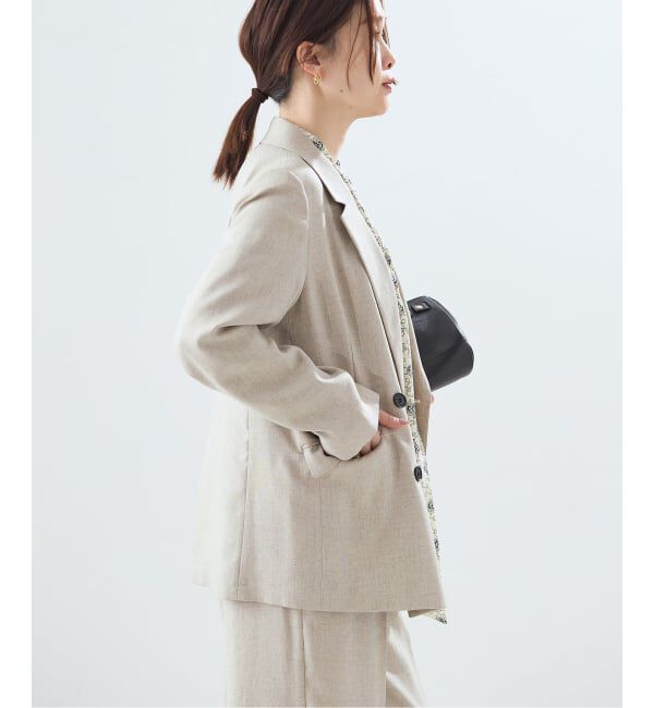 journal standard L'essage「《セットアップ可》アイアスダブルブレステッドジャケット」|テーラードジャケット|