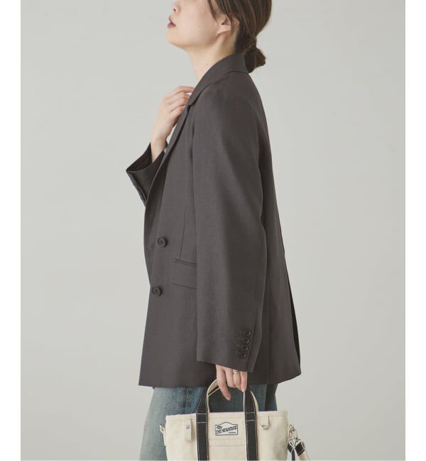 journal standard L'essage「《セットアップ可》アイアスダブルブレステッドジャケット」|テーラードジャケット|