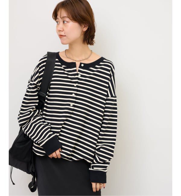 JOURNAL STANDARD relume「《WEB限定追加2》オーバーサイズヘンリーネック」|Tシャツ・カットソー|