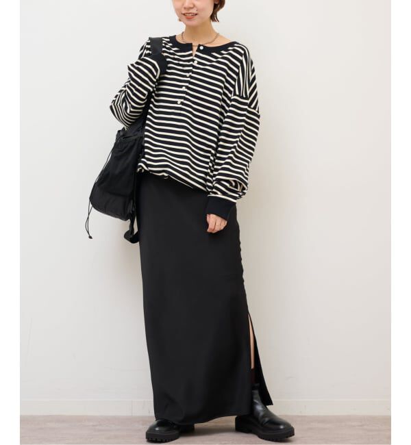 JOURNAL STANDARD relume「《WEB限定追加2》オーバーサイズヘンリーネック」|Tシャツ・カットソー|