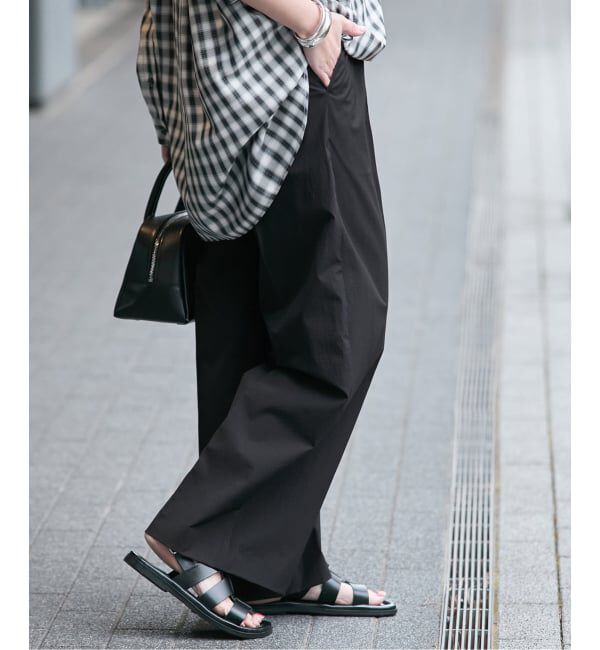 JOURNAL STANDARD「【撥水/接触冷感/洗える/UV】リネンナイロンストレッチスラックス」|スラックス|