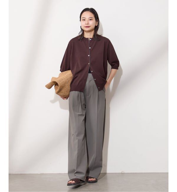 JOURNAL STANDARD「【撥水/接触冷感/洗える/UV】リネンナイロンストレッチスラックス」|スラックス|