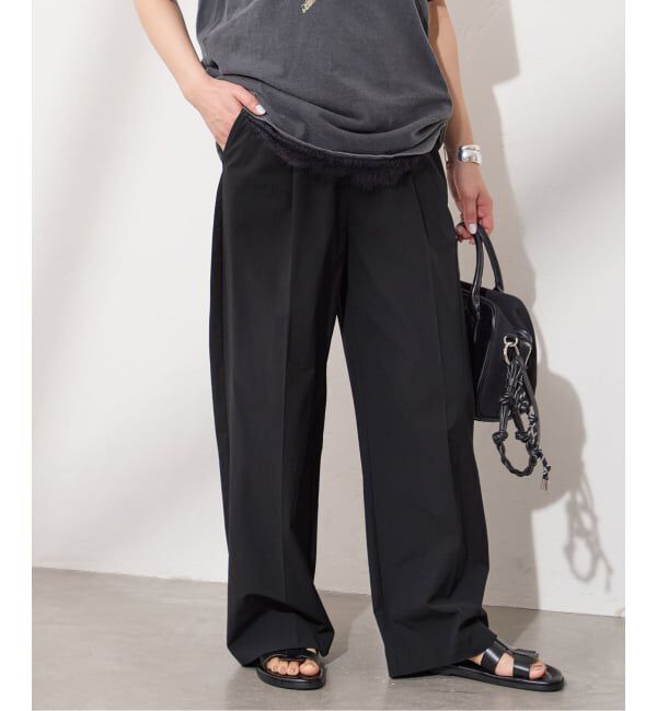 JOURNAL STANDARD「【撥水/接触冷感/洗える/UV】リネンナイロンストレッチスラックス」|スラックス|