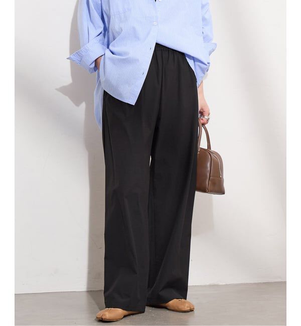 JOURNAL STANDARD「《追加》【撥水/接触冷感/洗える/UVカット】リネンナイロンストレッチワイドパンツ」|その他|