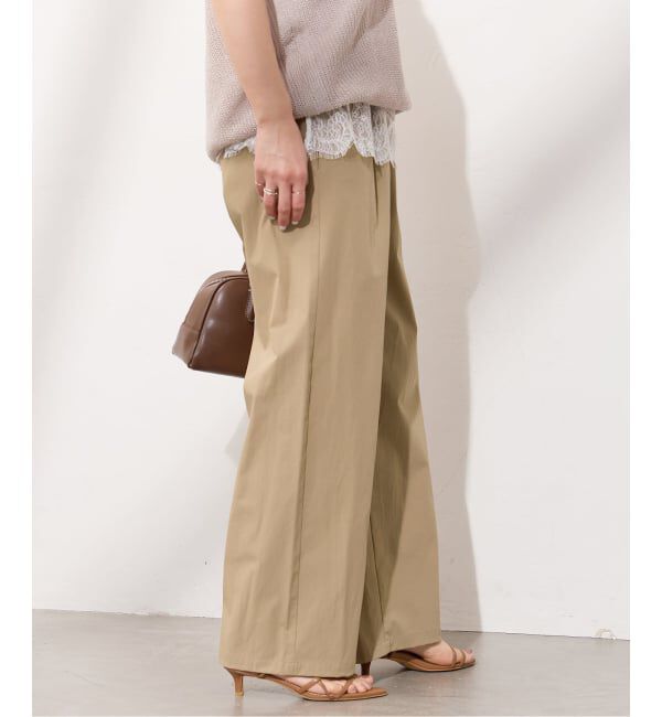 JOURNAL STANDARD「《追加》【撥水/接触冷感/洗える/UVカット】リネンナイロンストレッチワイドパンツ」|その他|