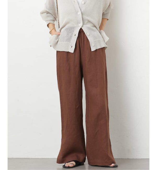 JOURNAL STANDARD relume「《一部WEB限定追加予約 / 新色 / 新サイズ》麻スリットイージーパンツ」|その他|