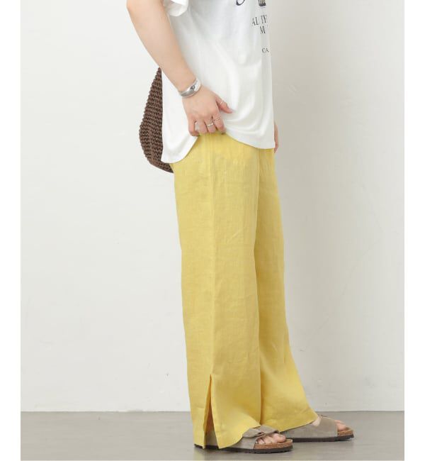 JOURNAL STANDARD relume「《一部WEB限定追加予約 / 新色 / 新サイズ》麻スリットイージーパンツ」|その他|