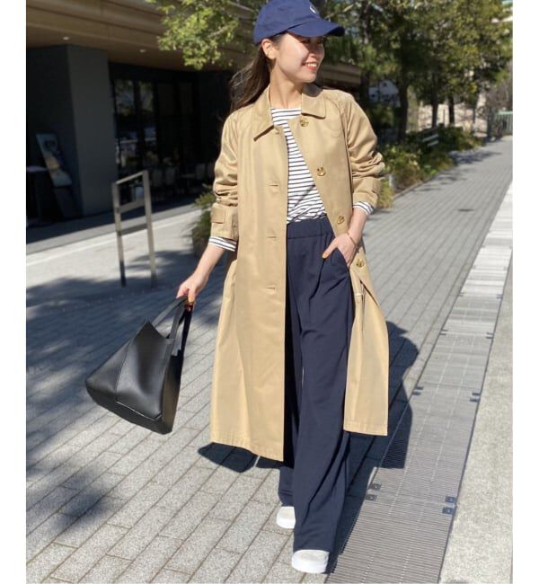 JOURNAL STANDARD relume「《追加2》スーピマコットンステンカラーコート」|ステンカラーコート|