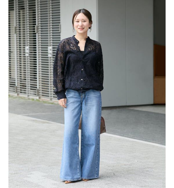 JOURNAL STANDARD「《WEB限定追加予約2》スタンドカラーレースロングスリーブブラウス」|シャツ・ブラウス|