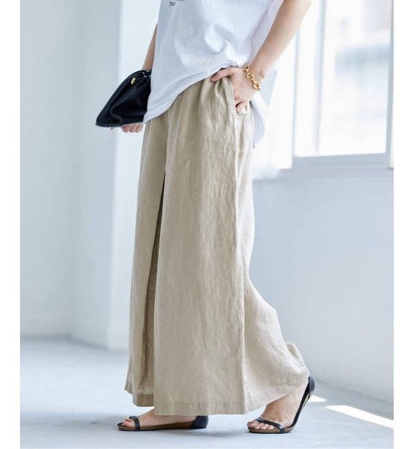 JOURNAL STANDARD「《WEB限定追加予約》リネン タックキュロット」|その他|