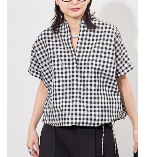 JOURNAL STANDARD「《追加予約》ハードマンズリネンコットンフレンチスリーブスキッパーシャツ」|シャツ・ブラウス|