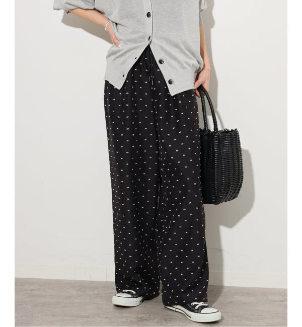 JOURNAL STANDARD relume「《予約》カットドビードットパンツ」|その他|ブラック