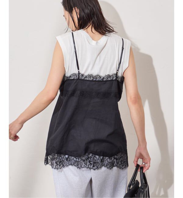 JOURNAL STANDARD「ボイルアイラッシュレースキャミ」|キャミソール|