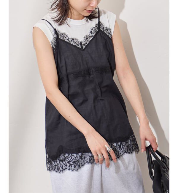 JOURNAL STANDARD「ボイルアイラッシュレースキャミ」|キャミソール|