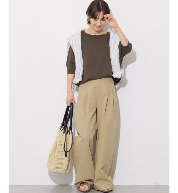 JOURNAL STANDARD relume「《予約》接触冷感 / ウォッシャブルクールドルマンプルオーバー」|ニット・セーター|