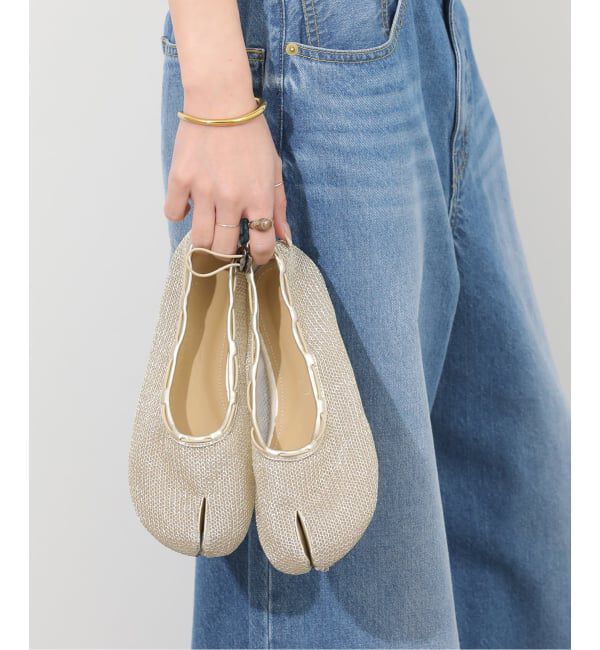 JOURNAL STANDARD relume「《予約》【Paes/ペイズ】 Mesh Air String Flat」|その他|ゴールド
