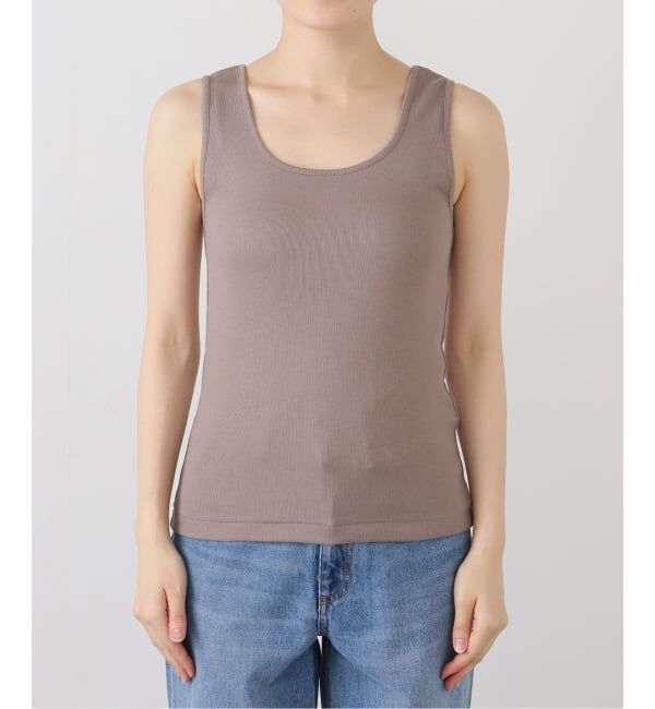 FRAMeWORK「≪追加≫2WAYベアテレコタンク2」|タンクトップ|ベージュ A