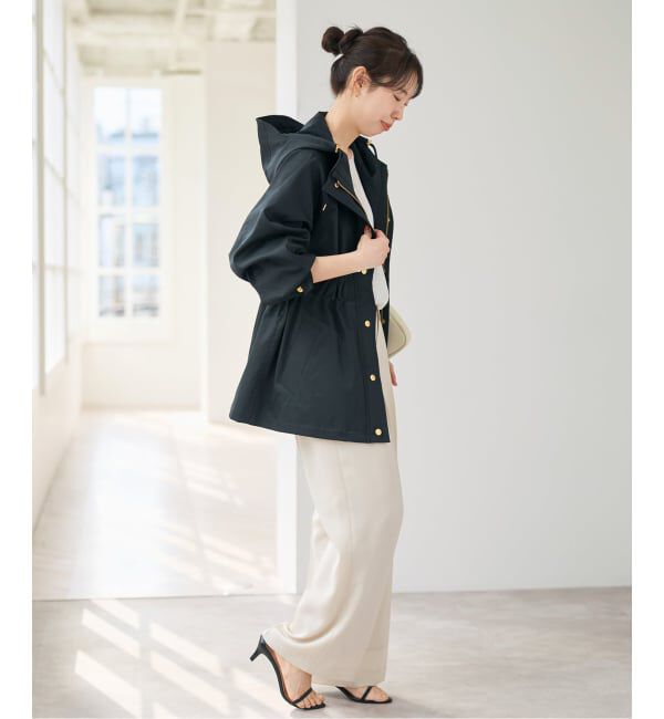 Spick and Span「撥水ツイルフーディーブルゾン」|その他|