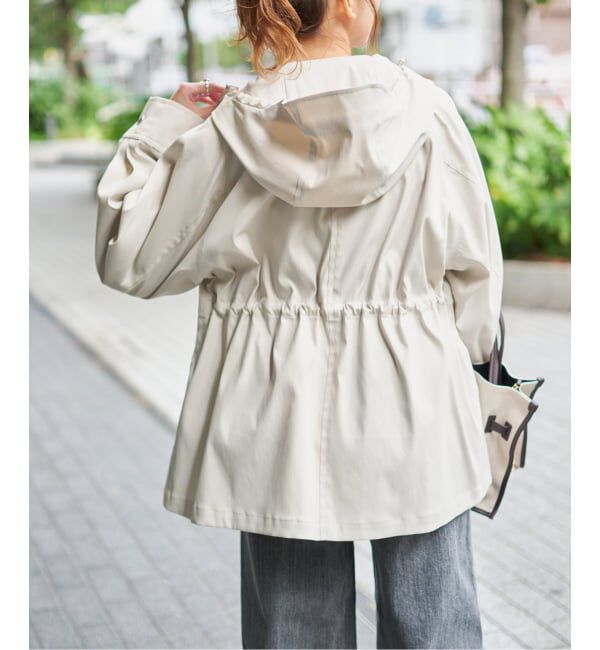 Spick and Span「撥水ツイルフーディーブルゾン」|その他|