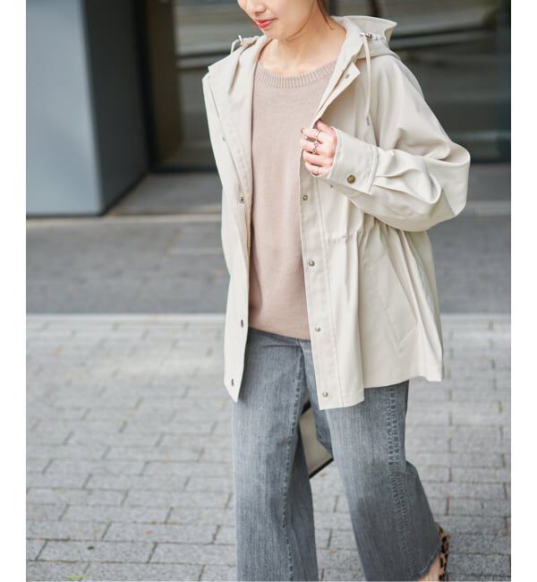 Spick and Span「撥水ツイルフーディーブルゾン」|その他|