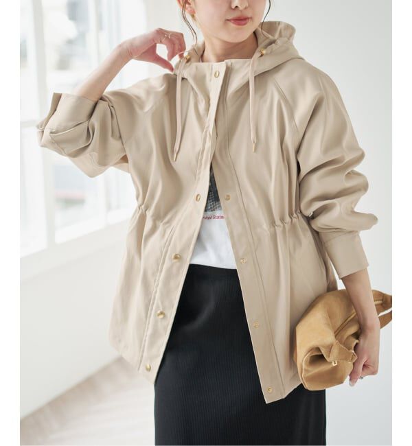 Spick and Span「撥水ツイルフーディーブルゾン」|その他|