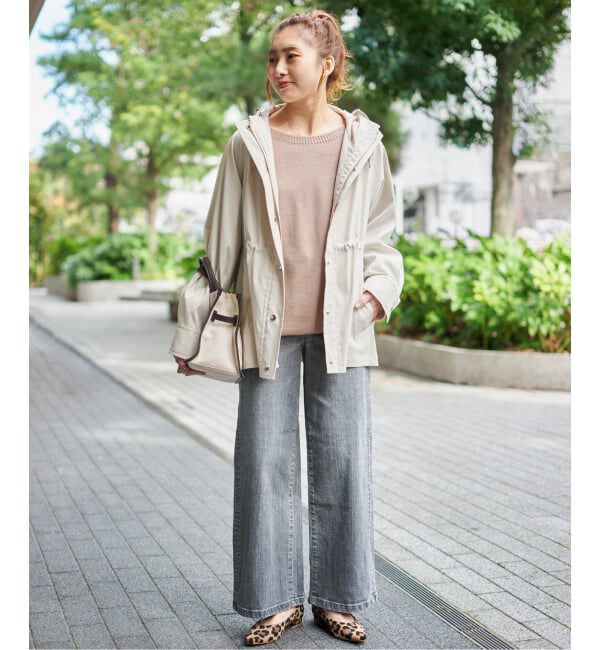 Spick and Span「撥水ツイルフーディーブルゾン」|その他|