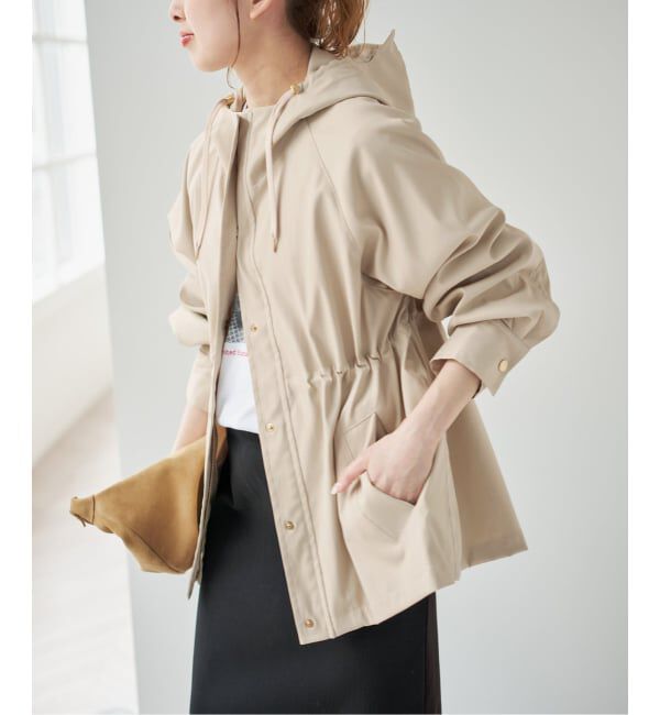 Spick and Span「撥水ツイルフーディーブルゾン」|その他|