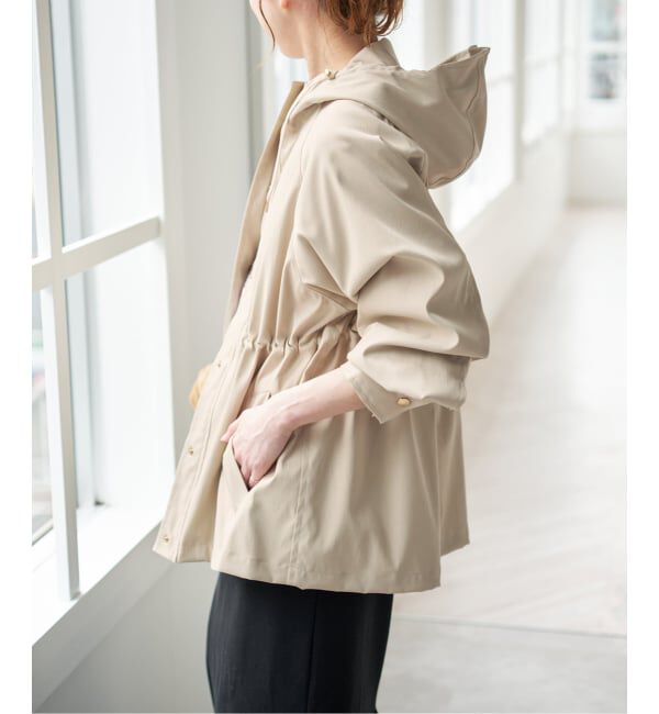 Spick and Span「撥水ツイルフーディーブルゾン」|その他|