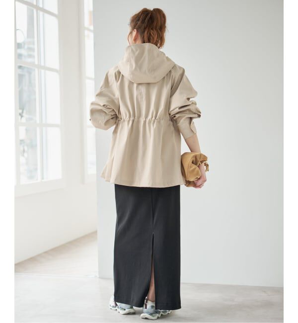 Spick and Span「撥水ツイルフーディーブルゾン」|その他|