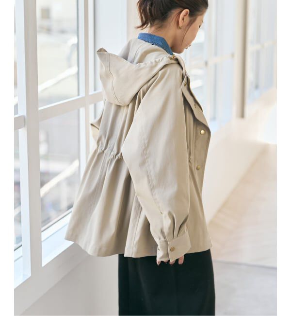 Spick and Span「撥水ツイルフーディーブルゾン」|その他|