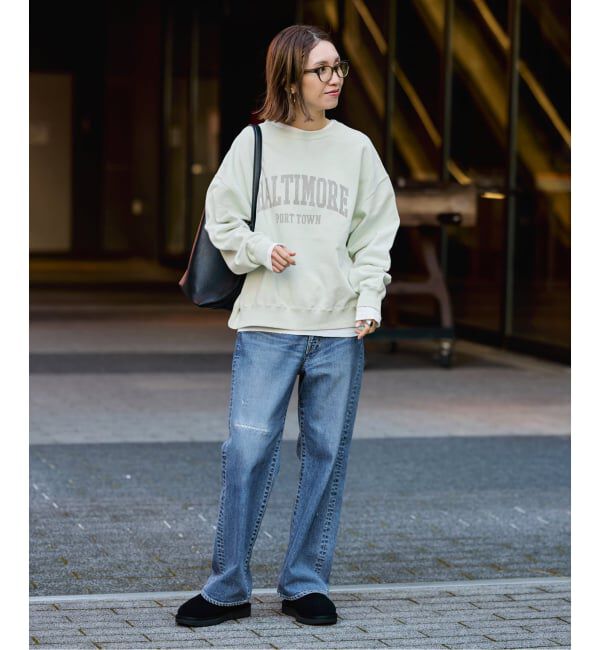 FRAMeWORK「PRINT スウェット」|スウェット・ジャージ|