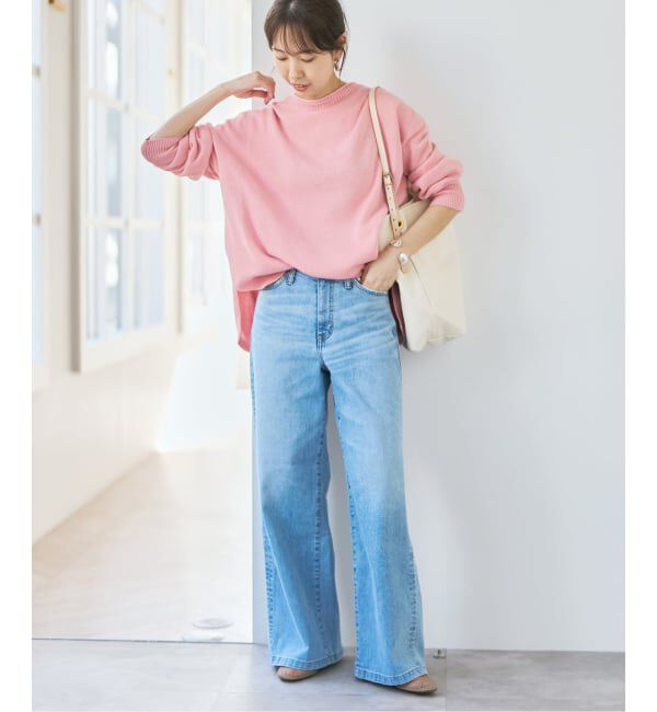 Spick and Span「バルキーヤーンルーズボートネックニット」|ニット・セーター|