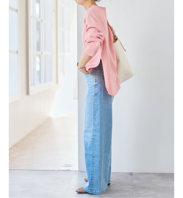 Spick and Span「バルキーヤーンルーズボートネックニット」|ニット・セーター|