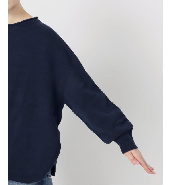 Spick and Span「バルキーヤーンルーズボートネックニット」|ニット・セーター|