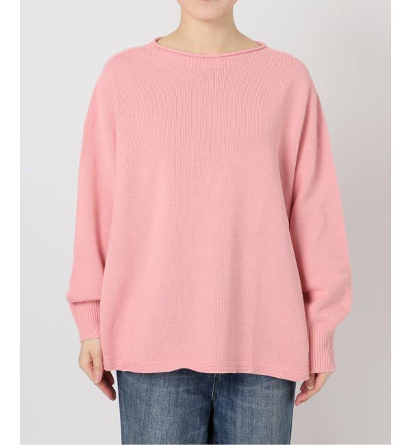 Spick and Span「バルキーヤーンルーズボートネックニット」|ニット・セーター|