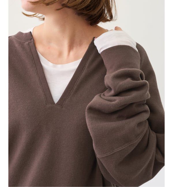 FRAMeWORK「Butter Terry キーネックスウェット」|スウェット・ジャージ|