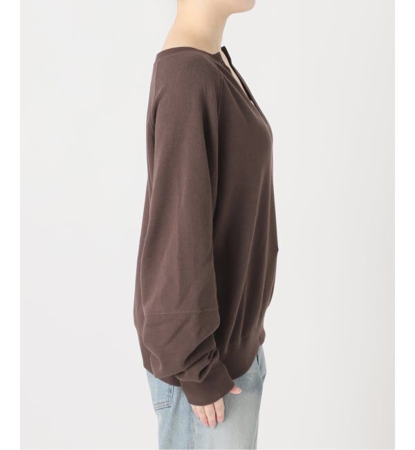 FRAMeWORK「Butter Terry キーネックスウェット」|スウェット・ジャージ|